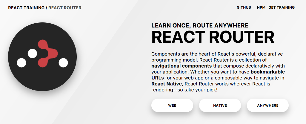 react-router 更新至 v4.0.0